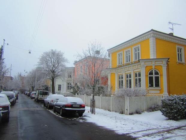 Snowy and quaint Frederiksstaden